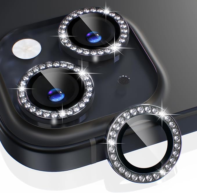 Choiche Compatible for iPhone 15 /iPhone 15 Plus Camera Lens Protector Bling by Choiche