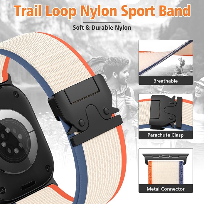 Elastic Sport Band for Apple Watch Ultra 3/2/1 Bands 49mm 46mm 45mm 44mm 42mm - Image 2