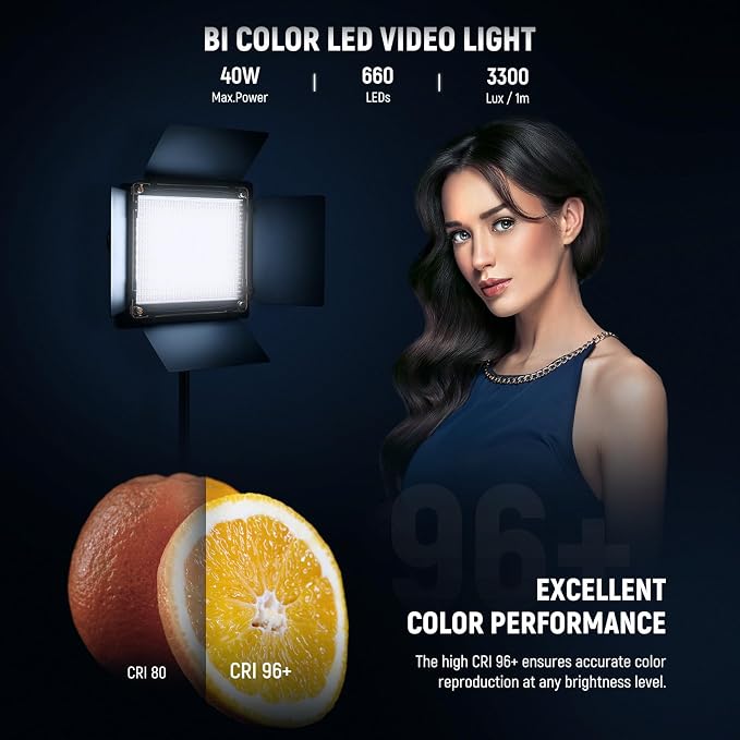 NEEWER Bi Color LED Studio Light - Image 2