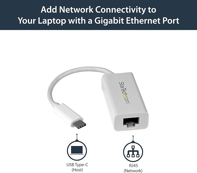 StarTech.com USB-C to Gigabit Ethernet Adapter - Image 2