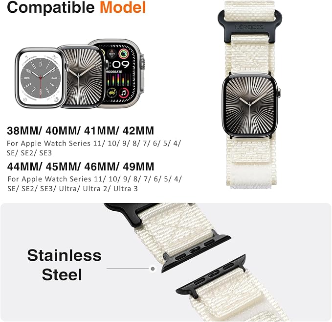 Nereides Compatible with Apple Watch Series 11 Band Series - Image 4