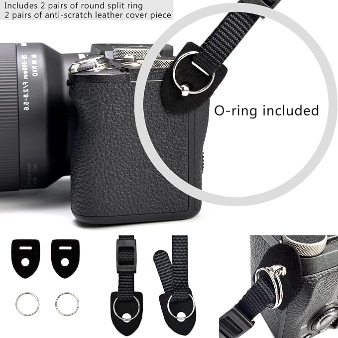 Camera Strap Leather, Camera Neck Strap Thin, Binoculars Strap - Image 4