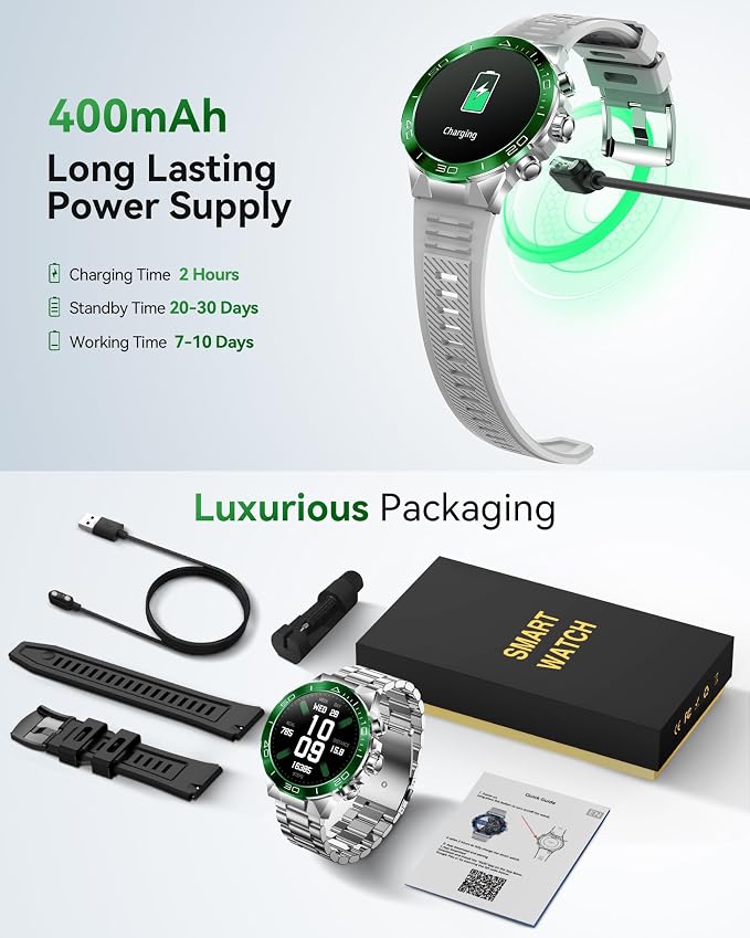 SOUYIE Military Rugged Smart Watch - Image 9