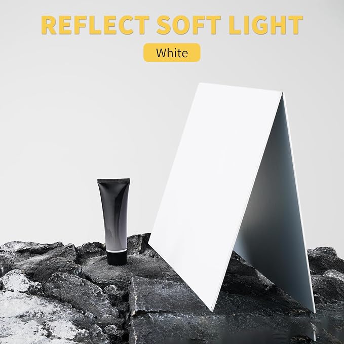 Meking Silver White Photo Backdrop Boards, 2 in 1 Light Reflectors - Image 4