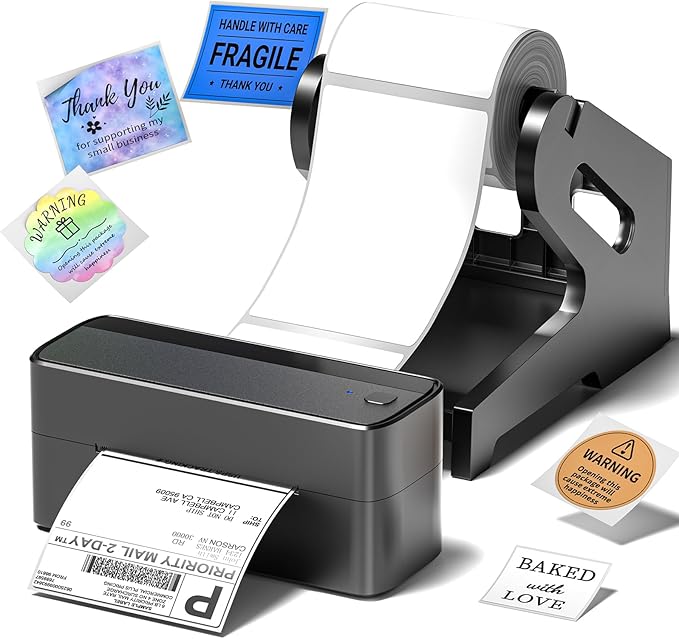 Phomemo Bluetooth Thermal Label Printer, 241BT 4X6 Wireless Shipping Label by Phomemo