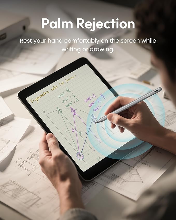 Metapen Pencil A8 for Apple iPad 2018-2026, Palm Rejection, Pixel Precision - Image 9