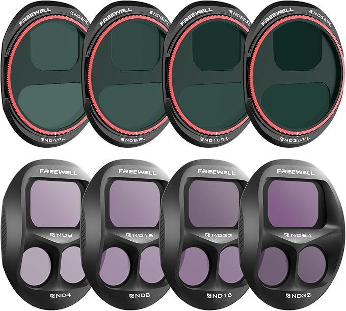 Freewell All Day 8-Pack Split ND & ND/PL Filters by Freewell