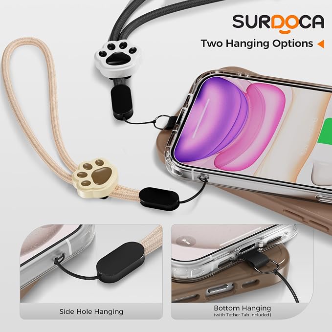SURDOCA Adjustable Phone Lanyard Wrist Strap, Camera Wrist Strap, Nylon Wrist - Image 4