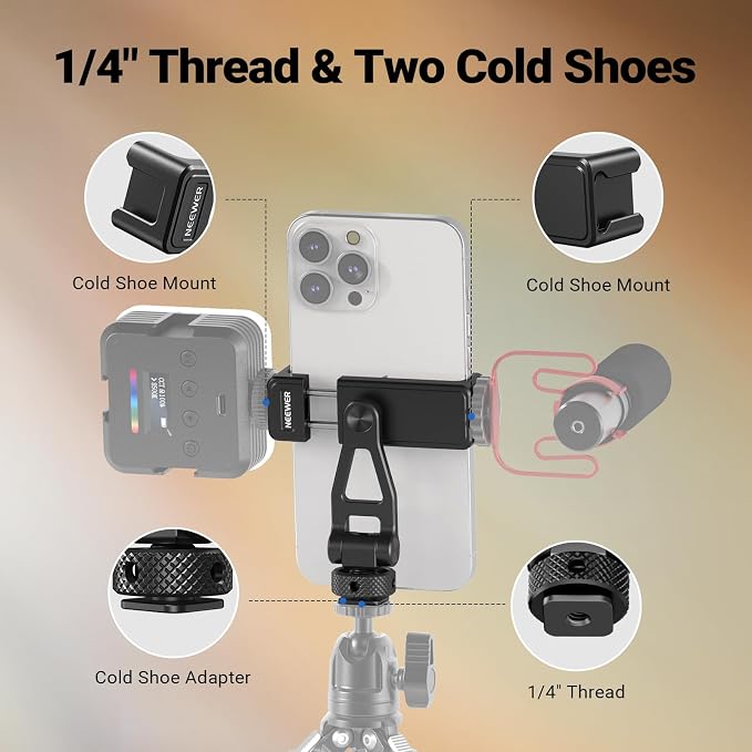 NEEWER Metal Phone Tripod Mount - Image 3