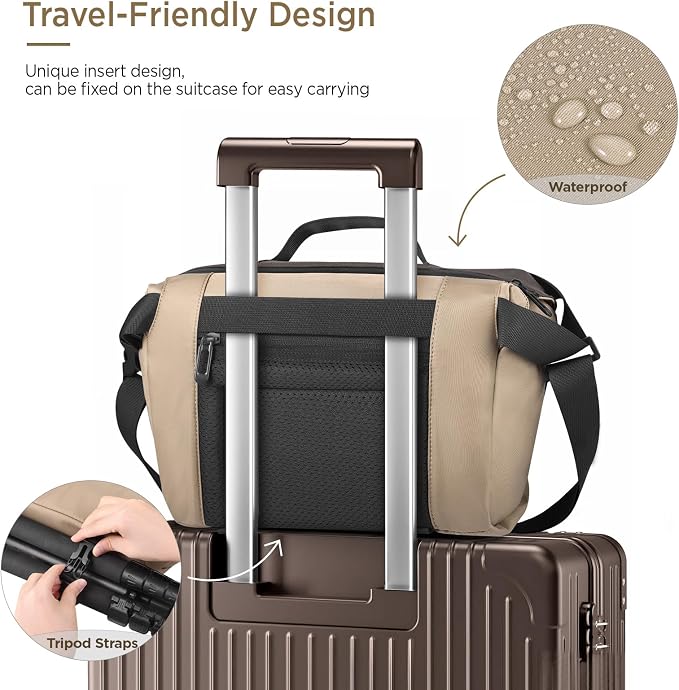 TAAOKA Camera Sling Bag, Waterproof Camera Case - Image 4