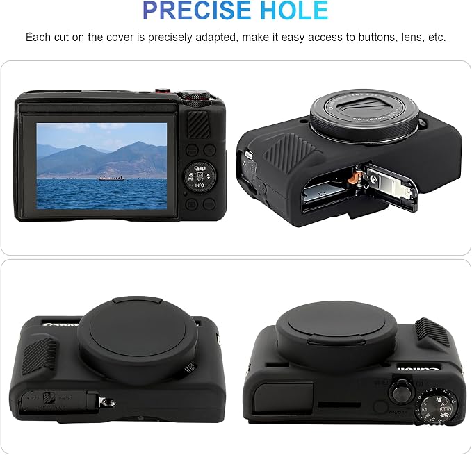 Canboc Camera Case for Canon PowerShot G7 X Mark II Digital Camera, Hard - Image 6