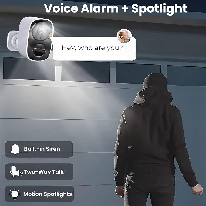 2026 Upgraded 2K Wireless Security Camera - Image 7