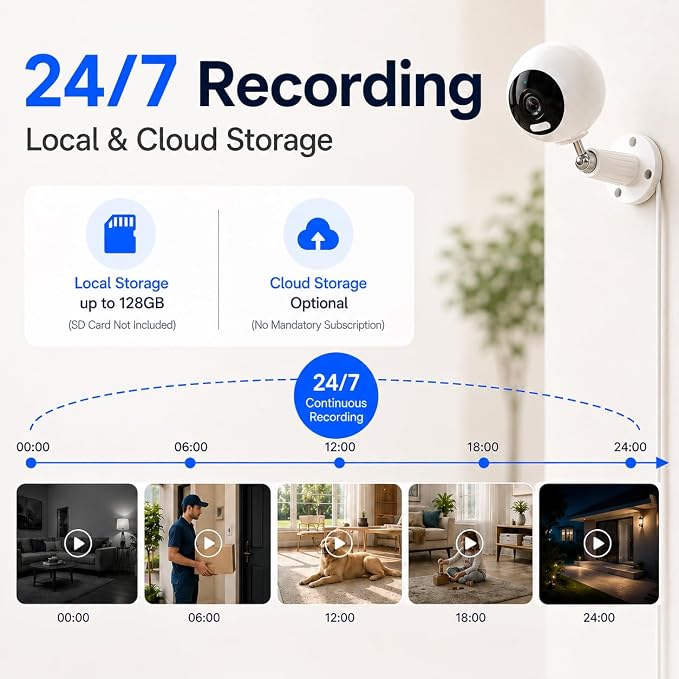 Cameras for Home Security, 3MP Indoor Camera - Image 8