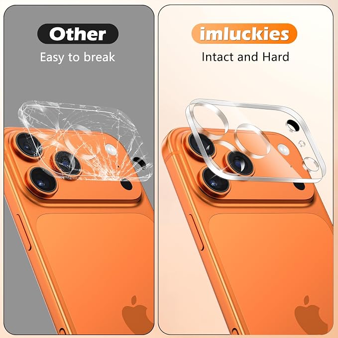 imluckies 3 Pack for iPhone 17 Max 6.9" Camera Lens Protector, HD Clear - Image 7