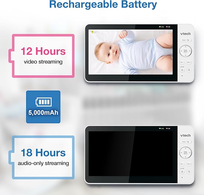 VTech Smart WiFi Baby Monitor, 2 Cameras - Image 11