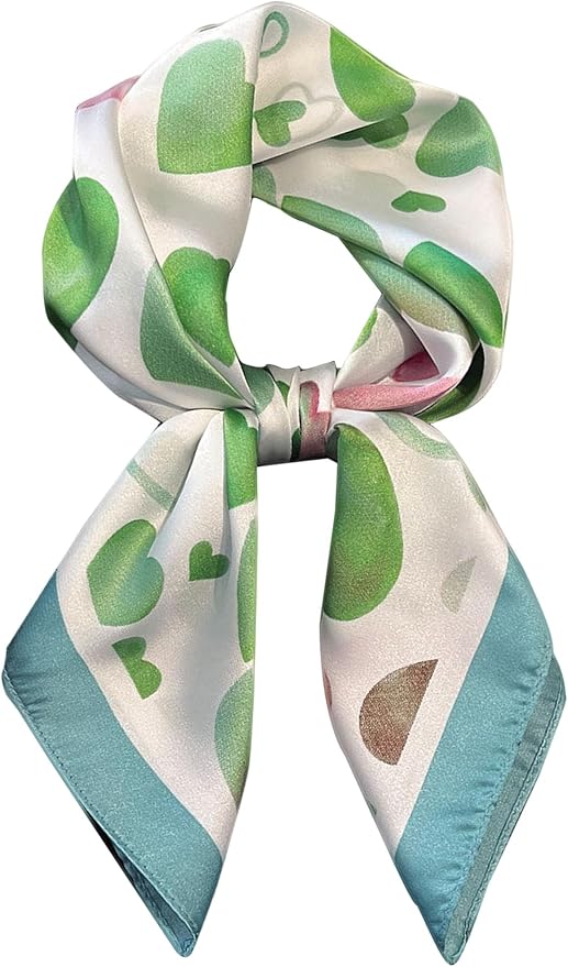 Silky Scarf for Women Lightweight Satin Bandanas Neck Hair Wrap For Sleeping by OnllhNiceScarfForWomen