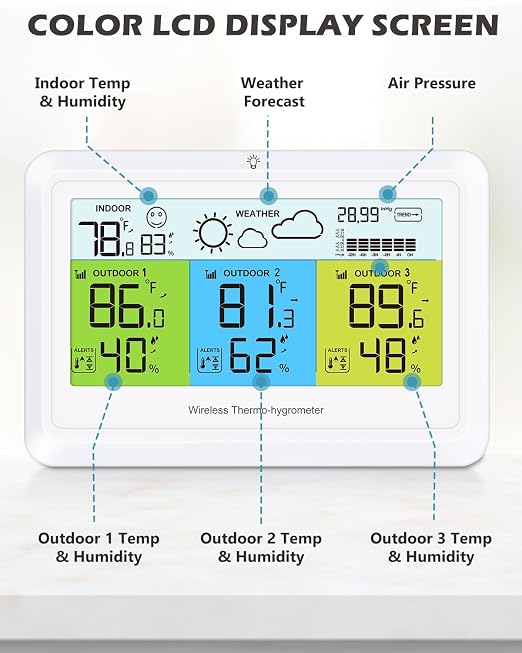 Weather Station Wireless Indoor Outdoor - Image 8