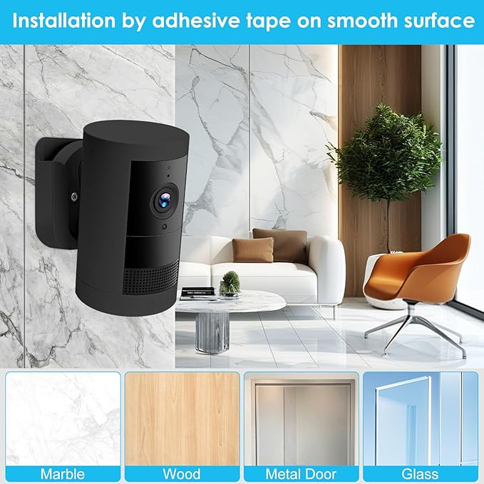 No Drill Wall Mount for Ring Outdoor Cam Plus, Easy Installation - Image 5