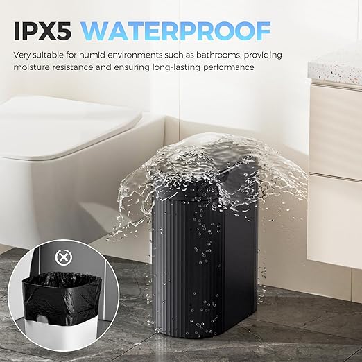 jinligogo 3 Pack 5 Gallon Bathroom Trash Can - Image 3