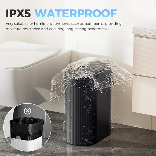 jinligogo 5 Gallon Bathroom Trash Can - Image 3