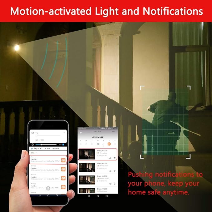 Sengled Floodlight Camera with Motion Sensor Light, Outdoor Security Camera - Image 4