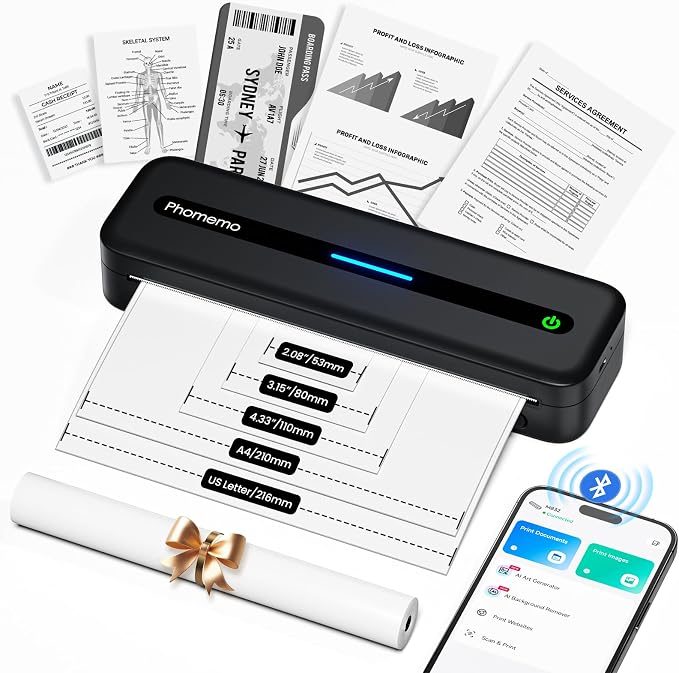 Phomemo Portable Printers Wireless by Phomemo