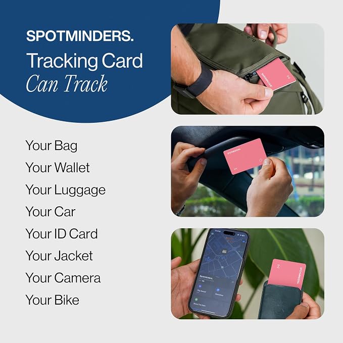 SPOTMINDERS Apple MFi Certified Wallet Tracker Card - Image 9