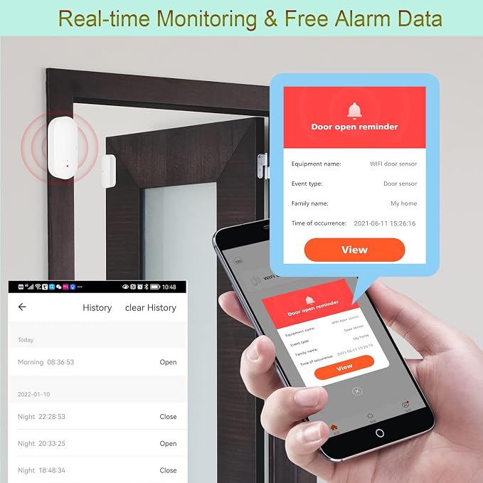 WiFi Door Window Sensor: Smart Contact Sensor - Image 4