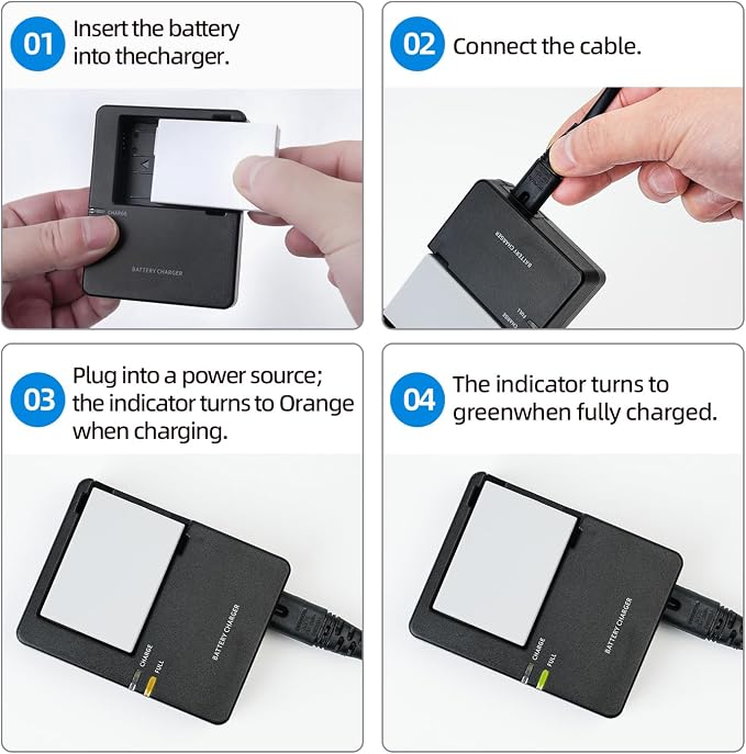 LC-E8 LP-E8 Battery Charger for LC-E8C LC-E8E Battery Compatible - Image 6