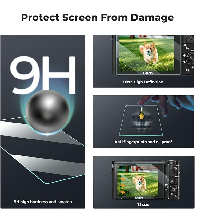 K&F CONCEPT 3pcs Screen Protector Compatible - Image 3