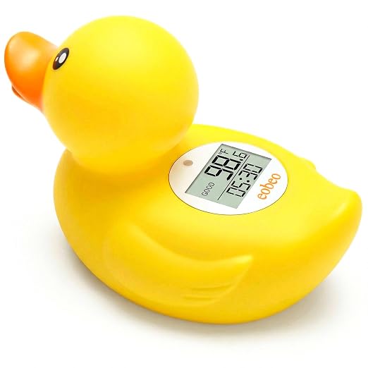 Baby Bath Thermometer with Smart Temperature Alert, Accurate Digital Water by Eobeo