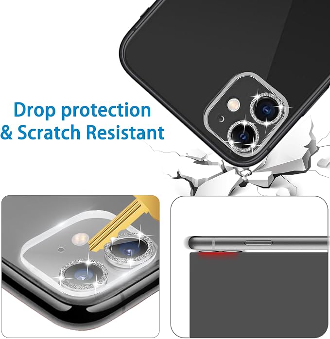 Dengduoduo 3 Pack Tempered Glass Camera Lens Protector - Image 3