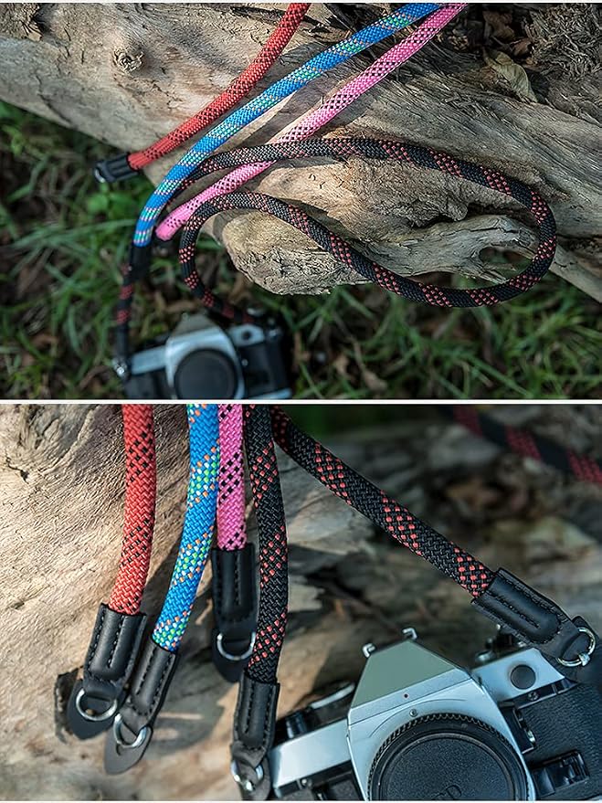 Camera Strap Vintage 100cm Nylon Climbing Rope Camera Neck Shoulder Strap - Image 4