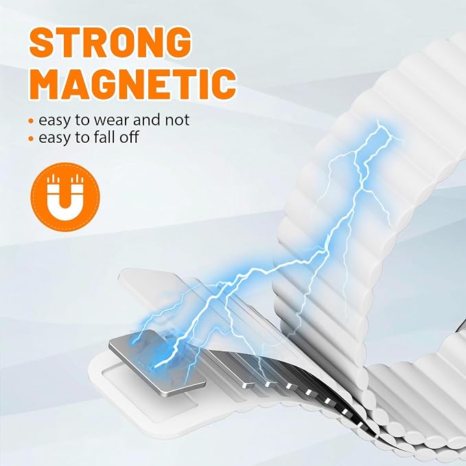 Magnetic Sport Bands for Apple Watch Band 40mm 38mm 41mm 42mm 44mm 45mm 46mm - Image 2