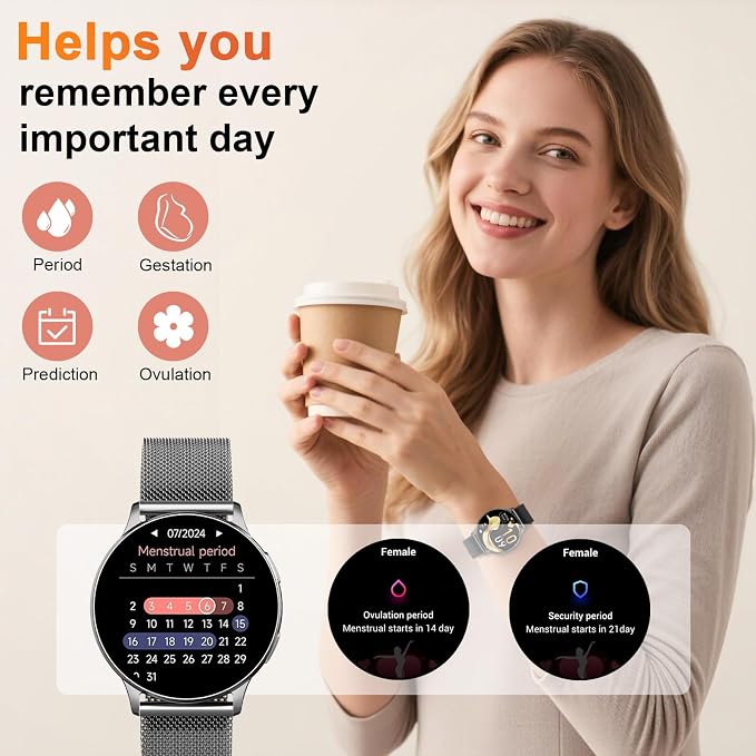 Jugeman Smart Watch for Women, Womens Watch - Image 4