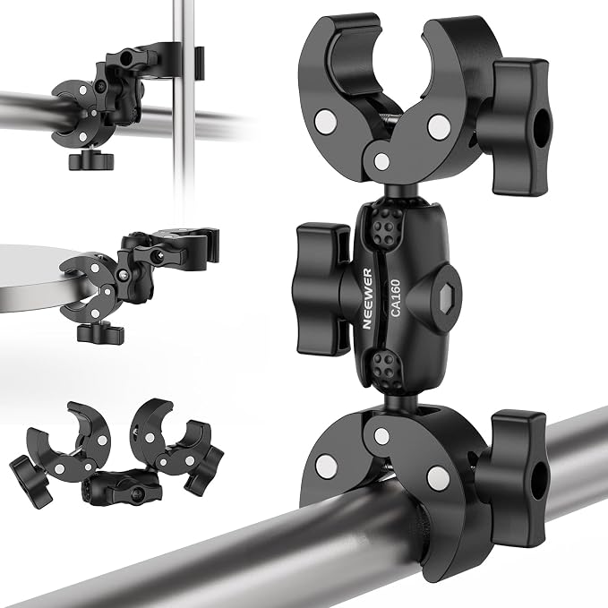 NEEWER Double Super Clamp Mount by Neewer