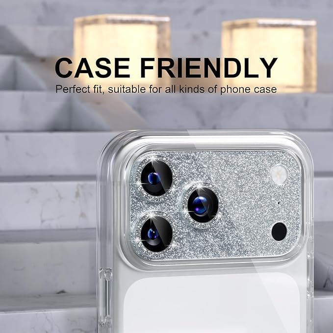 Choiche Compatible for iPhone 17 Pro Max Camera Lens Protector, Bling Camera - Image 4