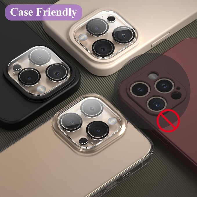 YWXTW [5 Pack Designed for iPhone 16 Pro Max Camera Lens Protector, for iPhone - Image 6