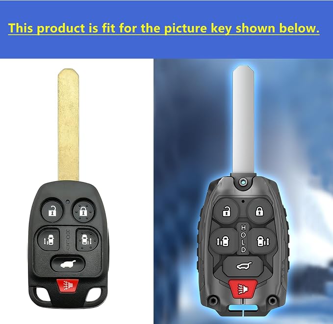 Keyless Entry Systems for Honda Key Fob Shell Fits for Honda Odyssey Remote Key - Image 2