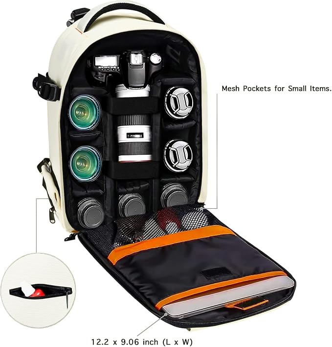 MOSISO Camera Backpack, DSLR/SLR/Mirrorless Photography Backpack Buffer Padded - Image 2