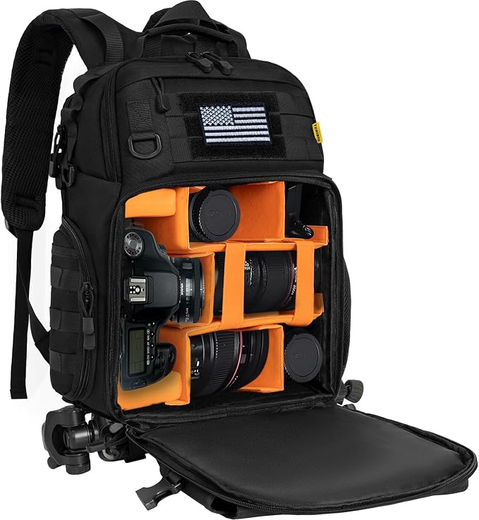 TORIBIO Camera Backpack for DSLR/SLR/Mirrorless Photography Camera, by TORIBIO