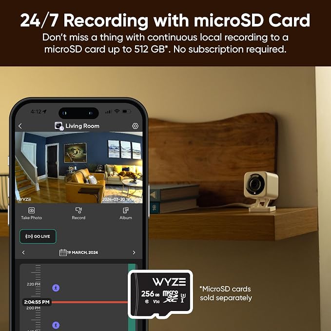 WYZE Cam v4, 2.5K AI Security Camera, Indoor/Outdoor Cameras - Image 6