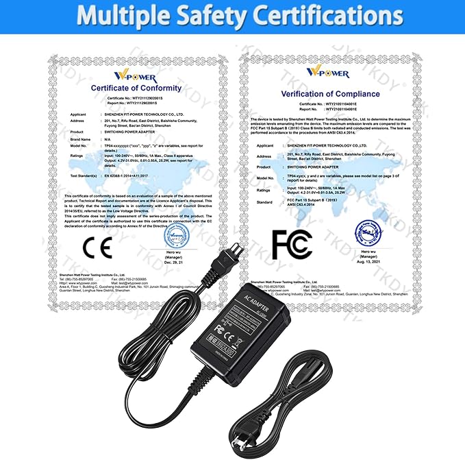 AC-L200 Charger for Sony Handycam Camcorder, Compatible - Image 6