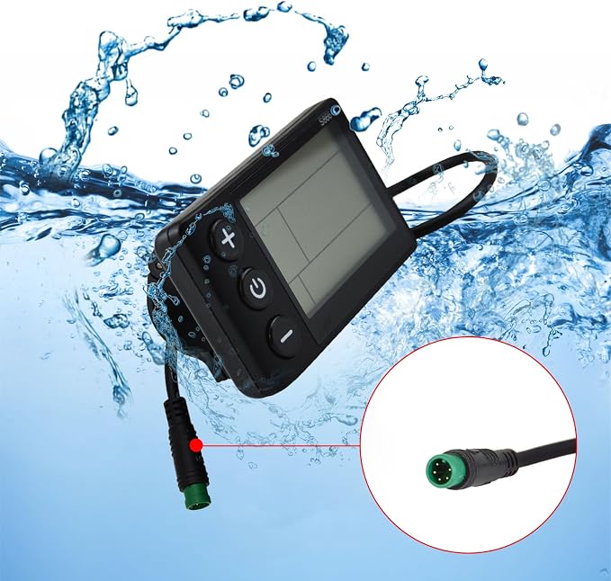 S866 Electric Bicycle LCD Display Meter, 24V 36V 48V Ebike LCD Display Control - Image 4