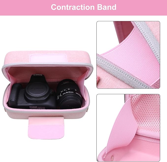 LTGEM Camera Case for Canon EOS Rebel T7 / R50 / R100 / R50 V / T6 / R8 / R10 / - Image 5