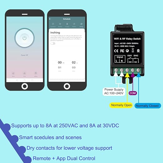 Smart Dry Contact Switch, AC Wireless Relay - Image 2