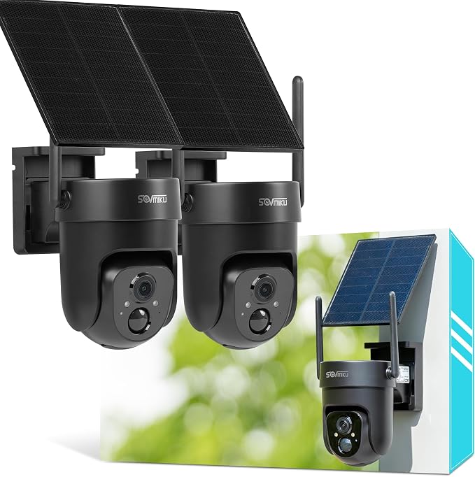 Vicohome 2QB 2K AI Solar Security Camera Wireless Outdoor, Battery Powered Cam by sovmiku