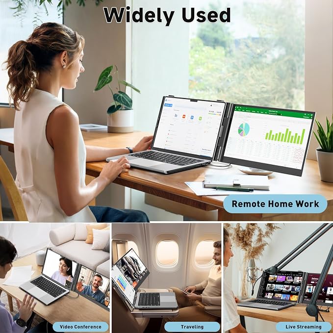 KEFEYA Laptop Screen Extender, 0.19" Ultra-Thin Laptop Monitor Extender - Image 7