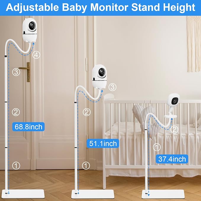 Baby Monitor Floor Stand Holder Mount - Image 5