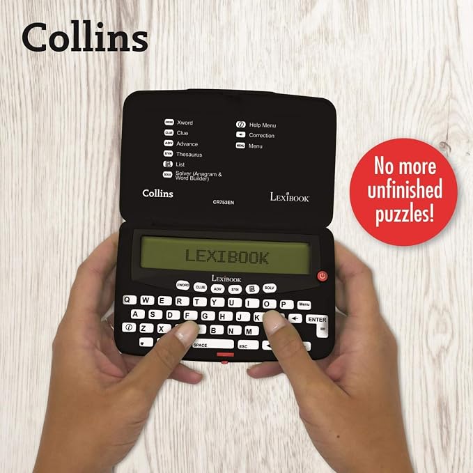 LEXiBOOK - Collins Bradford, Electronic Crossword Solver, Phonetic - Image 7